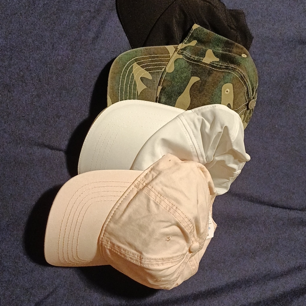 Caps- 4 different colors. All for $20